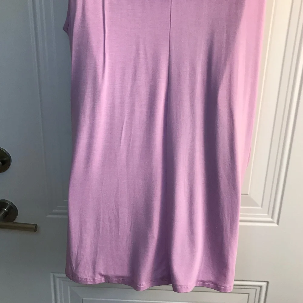 Chic Lilac Ruffle Blouse - Picture 12 of 14